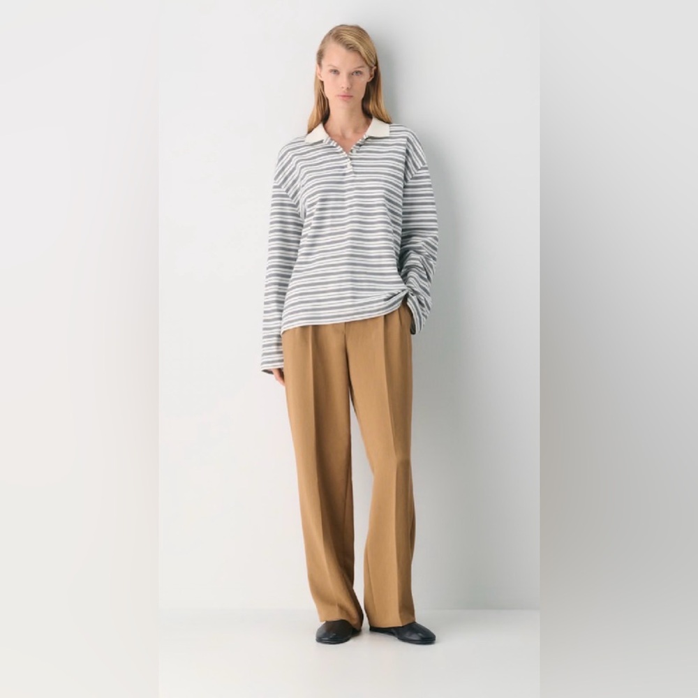 Aritzia Wilfred Effortless Pants Gold Camel Size 0 Short